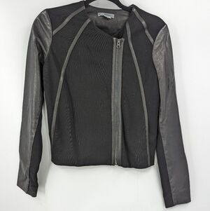 VINCE. LEATHER Moto Jacket
